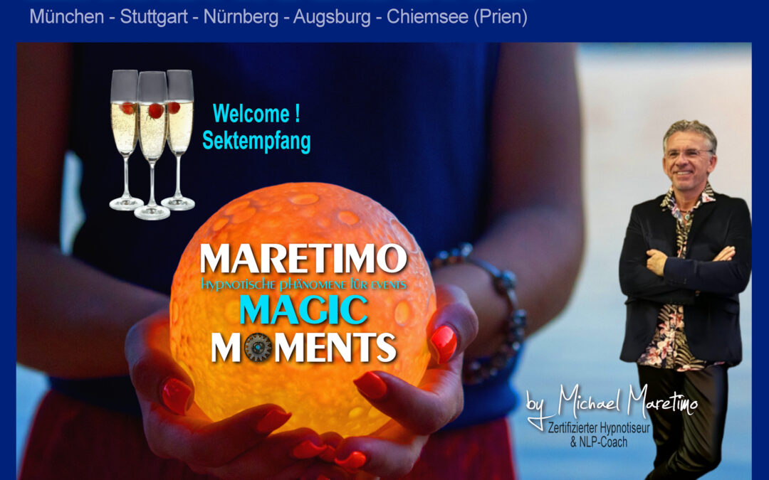 🌀 Hypnose powered by Erlebnisprofis : Jochen Schweizer & MyDays präsentieren Maretimo Magic Moments von Michael Maretimo ✨